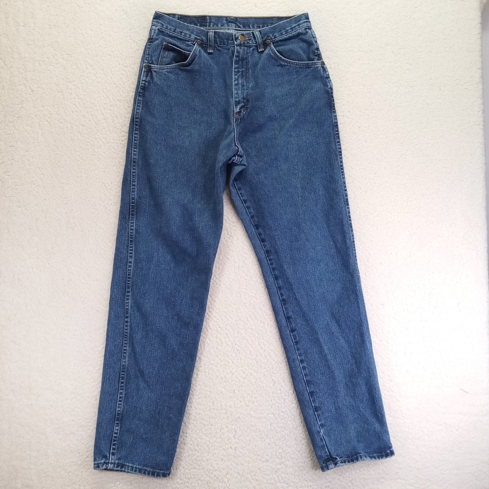 Wrangler Authentics Mens Straight Leg Jeans Medium Wash Blue Denim 29x32 No Tag‎